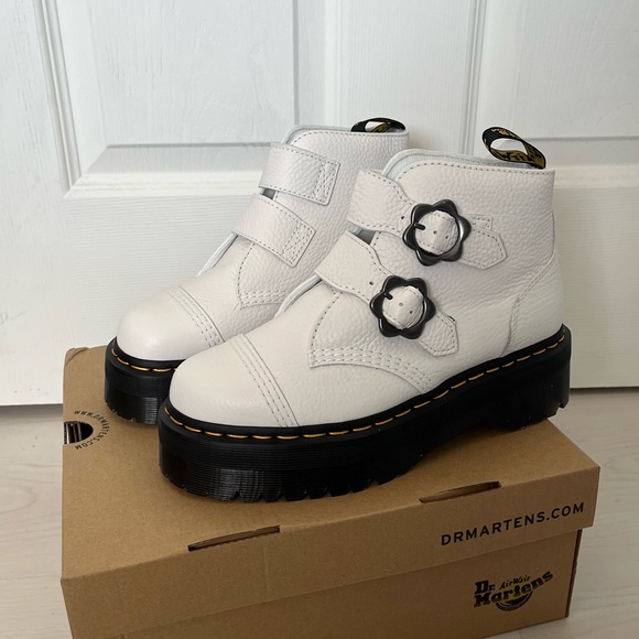 Dr. Martens Shoes - Dr. Martens Devon Flower Boots